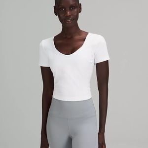 White Lululemon Align Top